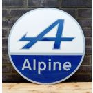 Alpine emaljskylt