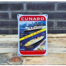 Cunard fastest nostalgisk emalj