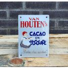 Van Houten Cacao en Chocolade emalj