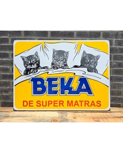 BEKA - DE SUPER MATRAS emaljskylt