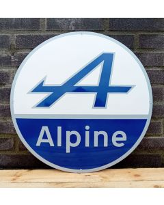 Alpine emaljskylt