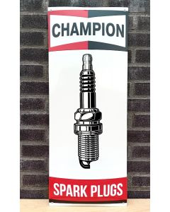 Champion spark plugs emaljskylt