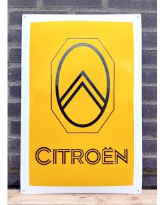 Citroën rektangulär gul