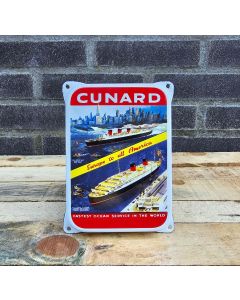 Cunard fastest nostalgisk emalj