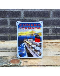 Cunard Canada nostalgisk emalj