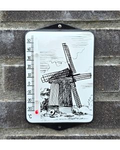 Mill enamel thermometer