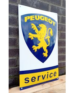 Peugeot service emalj