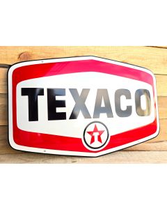 Vintage Texaco-skylt i emalj